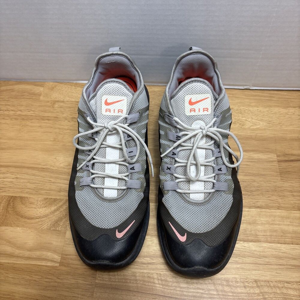 Nike Mens Size 12 Air Max Axis Wolf Grey Total Crimson AA2146-001